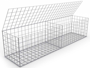 200x30x100 cm Panier de Gabion Acier  de Jardin Bordure Barrière - Product Image 1