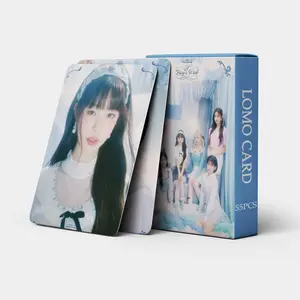 Kpop 55 cái/hộp ive lời chào của mùa 2024 lời chúc của một nàng tiên photocard thẻ ảnh thẻ Lomo