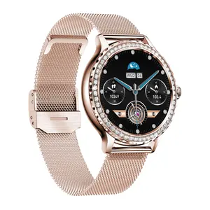 Moda akıllı saat NX19 smartwatch 1.3 inç dokunmatik ekran spor izci bayanlar akıllı saat es için saatler