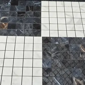 Недорогая шестиугольная Алмазная Современная Мозаика BackSplash, фарфоровая напольная настенная кухонная декоративная плитка, легко чистится, качество