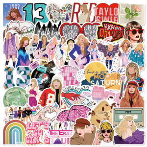 Paquete de 50 Pegatinas de <span class=keywords><strong>Taylor</strong></span> o de Artistas de <span class=keywords><strong>Swift</strong></span> en Europa y Estados Unidos, Pegatinas de <span class=keywords><strong>Taylor</strong></span> - Product Image 1