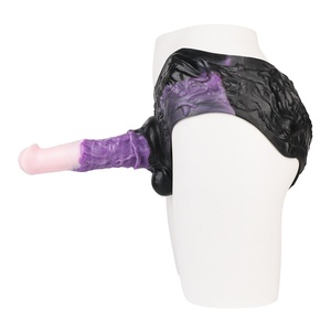 SHAZ 10inches Penis Extender Pants Hollow Horse <b>Dildo</b> Pants Harness Penis Enlargement Extensions Delay Ejaculation Sex Enhancer - Product Image 6
