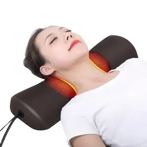 Jinkairui Newest Upgrade Neck Massager with Air Compress Magnet Therapy Strong Heating Three Ways of Vibration Gift Health Care