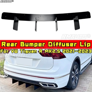 For VW Tiguan R MK2.5 2021-2023 Body Kit Bumper Protector Rear Bumper Splitter Spoiler <b>Diffuser</b> Cover <b>Car</b> Accessories - Product Image 1