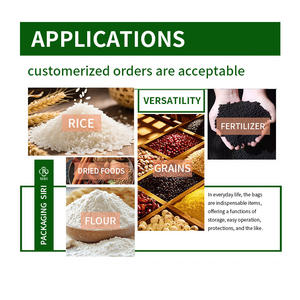 Sacchi in PP Tessuto Personalizzabili con Stampa <span class=keywords><strong>di</strong></span> Testo/Lettere, da 10kg, 15kg, 25kg, 50kg per <span class=keywords><strong>Fiocchi</strong></span>, Farina <span class=keywords><strong>di</strong></span> Soia, <span class=keywords><strong>Riso</strong></span>, Grano, Cereali, Mais, Noci - Product Image 4