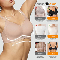 Soutien-gorge en soie sans couture pour femme, sans armatures, push-up, bretelles réglables, confortable pour le quotidien, doux pour la peau, grandes tailles disponibles