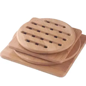 Bamboo wooden cup coaster table mat