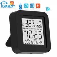 Control Remoto IR WiFi Tuya con Sensor de Temperatura y Humedad, Control Inteligente para el Hogar, para TV y Aire Acondicionado
