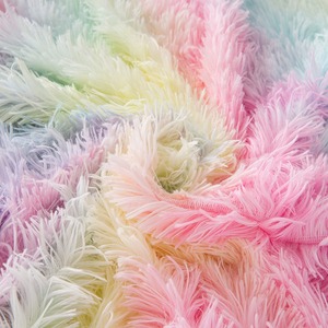 В наличии: 100% полиэстер, высококачественный велюр, трикотажная ткань с градиентным эффектом тай-дай, длинноворсовый плюш, ткань для лежаков для животных, подушек, ковров, игрушек, аксессуаров (производство Шанхай) - Product Image 5