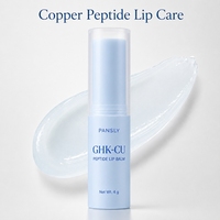 Baume à lèvres au peptide de cuivre GHK-Cu, marque privée, hydratation intense, réparation, anti-dessèchement, baume à lèvres nourrissant au peptide