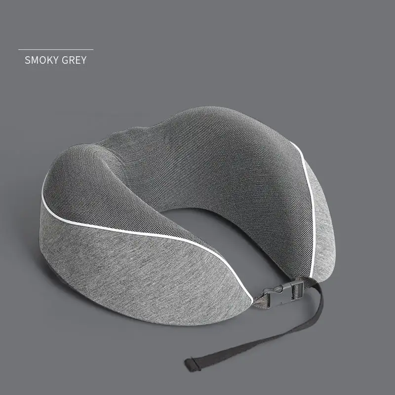 Factory Soft Eye Mask Neck Rest Cushion U Shape Cooling Memory Foam Travel Car Neck Pillow