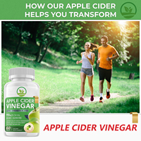 Complément alimentaire végétalien au vinaigre de cidre de pomme OEM/ODM, capsules amincissantes, supprime l'appétit, favorise la digestion pour adultes