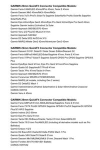 Adaptateur de barre à ressort pour bracelet de montre en acier inoxydable 316L QuickFit de 22 à 20 mm pour Garmin <span class=keywords><strong>Fenix</strong></span> 6 <span class=keywords><strong>6Pro</strong></span> 7 7Pro Forerunner 265 - Product Image 6