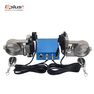 EPLUS 자동차 배기 파이프 전자 밸브 키트 범용 멀티 앵글 모드 51 63 76MM 컨트롤러 장치 원격 키트 컨트롤러 스위치