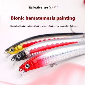 Minnow Luya Bait Bass Capa de agua completa Lengua venenosa Herramienta de pesca sumergida Plástico Zander - Product Image 2