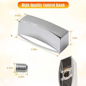 Perilla de control de válvula de gas en forma de D de acero inoxidable para parrilla de horno y estufa, uso doméstico - Product Image 5