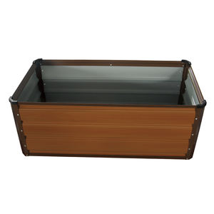 3x1.6 Rectangulaire exterieur en acier galvanise lit de jardin sureleve pour les herbes fleurs légumineuses - Product Image 4