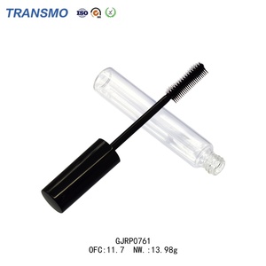 Tube de mascara en verre à marque privée avec brosse, emballage transparent pour mascara cosmétique, boîtes en plastique - Product Image 3