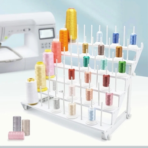 Soporte Universal para Hilos, Organizador de Bobinas Cónicas Individuales, para 10-20 Bobinas, para Máquinas de Coser y Bordar Domésticas - Product Image 1