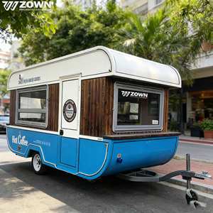 Hot Sale Mobile Food <b>Concession</b> <b>Trailer</b> Stainless Steel Body Towable Vending Cart For Night Market Use - Product Image 1