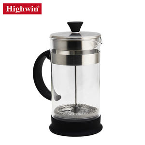 Cafetière à piston <span class=keywords><strong>en</strong></span> <span class=keywords><strong>plastique</strong></span> HIGHWIN, <span class=keywords><strong>carafe</strong></span> <span class=keywords><strong>en</strong></span> <span class=keywords><strong>verre</strong></span> borosilicate, presse-café à piston - Product Image 5