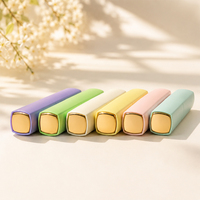 Atomiseur de parfum de voyage miniature carré coloré 10 ml rechargeable, flacon de parfum vide avec logo personnalisé
