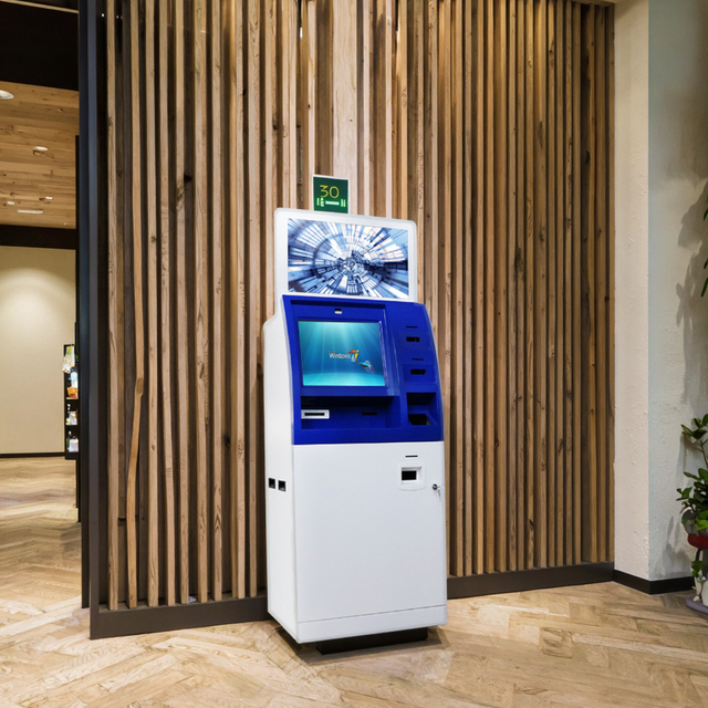 Honyi Public Service Terminal Cash Dispensing and Deposit Atm Payment Self Service Deposit Bank Terminal Kiosk