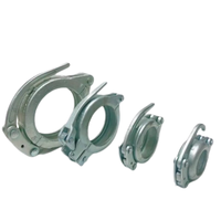Pièces de rechange en béton, collier de serrage rapide en acier inoxydable DN125 pour camion pompe à béton Zoomlionn Putzmeister