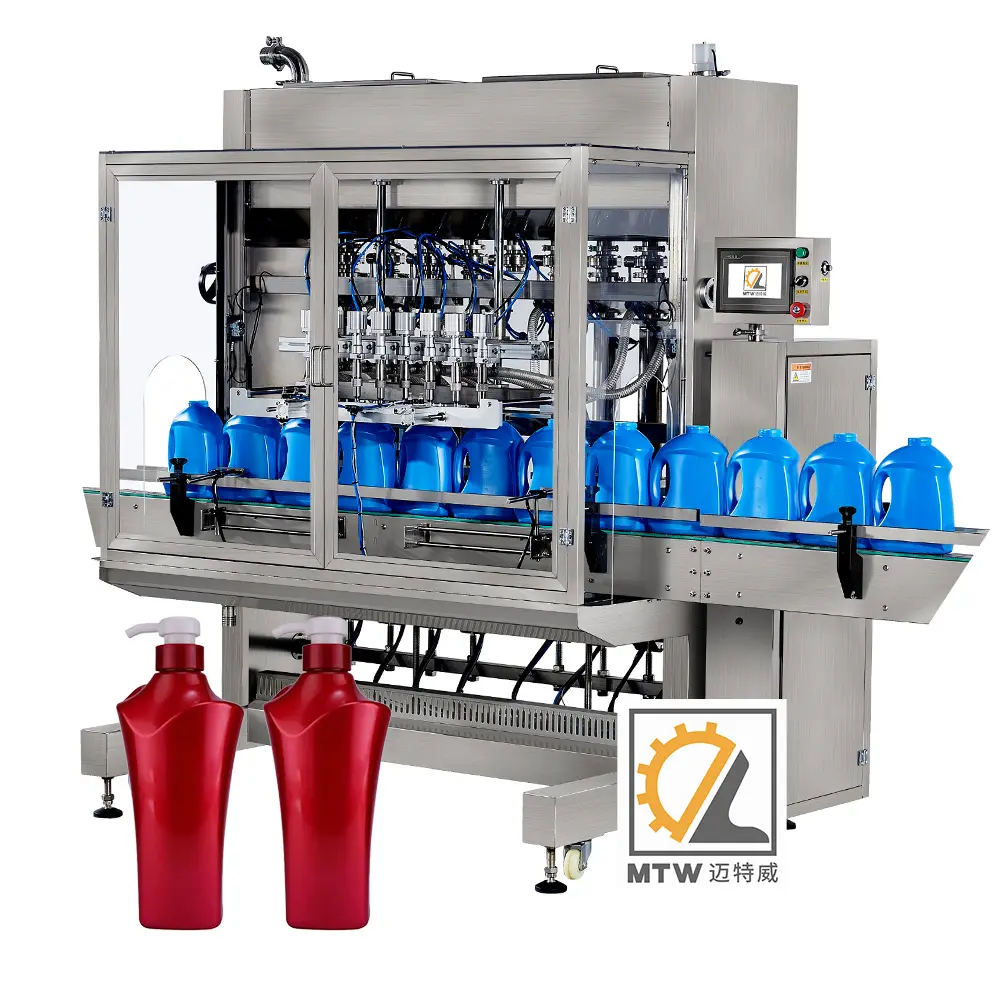 Linea di riempimento automatica del detersivo per bucato liquido MTW 1L 3L 5L automatica