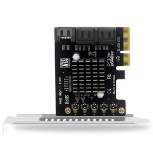 PC de escritorio PCIe a 5 puertos SATA3.0 Tarjeta de expansión <span class=keywords><strong>JMB585</strong></span>, compatible con ajuste en cascada - Product Image 5