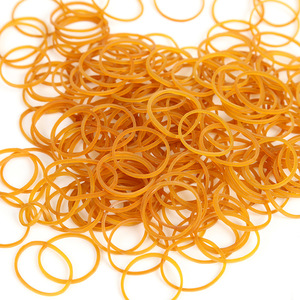 Deli Rubber Bands 3218 Yellow 100 Bags Office Supplies Elastic Bands For Binding And Organizing - Product Image 1