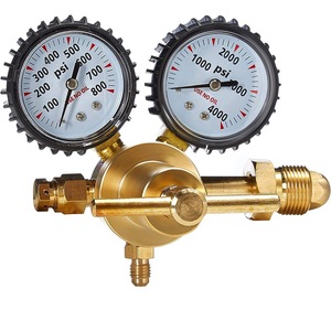 Régulateur de gaz azote cuivre CGA580 haute pression avec double manomètre pour usage industriel - Product Image 2