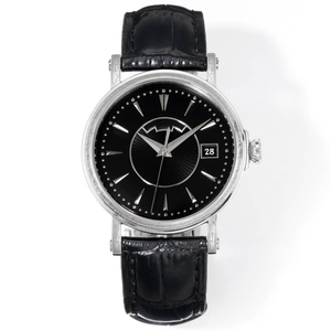Montre pour homme 2026, best-seller haut de gamme, style vintage, cadran noir, verre saphir anti-reflet, pour le quotidien, en acier inoxydable - Product Image 1