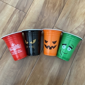 Tùy chỉnh 16oz đôi tường dùng một lần bia <span class=keywords><strong>Pong</strong></span> cup Set Logo cá nhân bên ngoài trời trò chơi cho Soda Cách sử dụng - Product Image 1