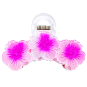 Fermaglio per capelli a forma di fiore da 10 cm in plastica per donne e ragazze, stile casual alla moda, alta qualità - Product Image 1