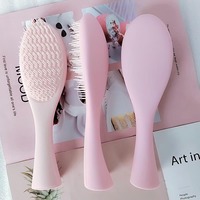 Brosse Démêlante Compacte et Amortie en Plastique à Bas Prix pour Cheveux Bouclés