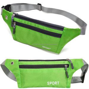 กระเป๋าคาดเอวแบบมีซิป3กระเป๋าเข็มขัดปรับได้และช่องใส่หูฟังพิเศษสำหรับเดินทางกระเป๋าคาดเอวกระเป๋าคาดสะโพก - Product Image 5