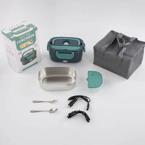Boîte à lunch chauffante électrique portable 110v/220v, très vendue, pour réchauffer les aliments en extérieur - Product Image 2