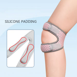 Penopang lutut campuran poliester Neoprene tebal kustom tali <span class=keywords><strong>Tendon</strong></span> tempurung lutut bersertifikat untuk latihan Gym - Product Image 2