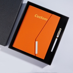 Regalos para estudiantes de Student Teacher, páginas personalizadas con reglas, blocs de notas, carpeta de diario de lujo, cuaderno de marca Premium con bolígrafo - Product Image 3