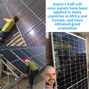 12Vソーラーパネルキット24V Panouri FotoboltaiceパネルソーラーDe 500w 720w 800w黒透明ソーラーパネルインバーターシステム用 - Product Image 5