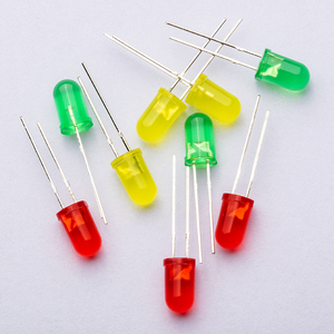 Vòng đầu 20mA 0.06 Wát khuếch tán <span class=keywords><strong>Red</strong></span> <span class=keywords><strong>LED</strong></span> điốt 660nm 5 mét ánh sáng phát ra điốt màu xanh lá cây màu xanh vàng DIY điện tử <span class=keywords><strong>LED</strong></span> Set Diode - Product Image 3