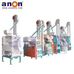 ANON Good Price Complete Modern rice peeling machine rice mill rice milling