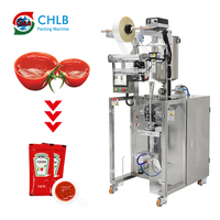 Petite machine automatique de remplissage, remplissage, scellage et emballage de sachets de sauce ketchup en pâte de tomate liquide piment miel