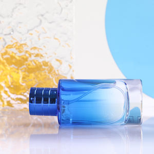 Pulverizador de bomba transparente redonda de Color degradado de 50ml personalizado botella de aceite de Perfume de vidrio fragancia Parfum <span class=keywords><strong>atomizador</strong></span> engarzado superior - Product Image 4