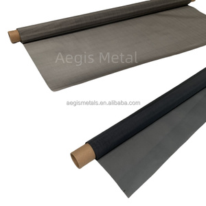 Tissu filtrant en maille de fil de titane pur noir/brillant tissé, maille <span class=keywords><strong>180x180</strong></span>, largeur 1300 mm - Product Image 5