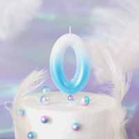 Bougies Chiffres d'Anniversaire en Cire de Paraffine Écologiques Bicolores Dégradées, Emballées en Boîte, Idéales pour Anniversaires, Pâques et Fêtes du Nouvel An - Offre Spéciale