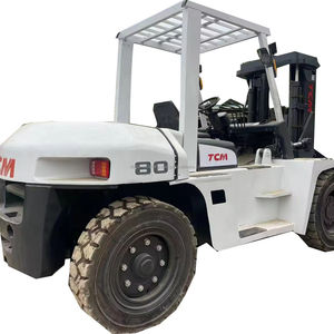 Chariot élévateur TCM 80 8 tonnes en stock Excellent état Conteneur hydraulique diesel d'origine abordable Chariot élévateur d'occasion importé à vendre - Product Image 1