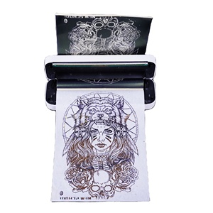 Imprimante de poche portable OEM d'usine pour tatouages temporaires, copieur thermique A4 203dpi, imprimante de pochoirs de <span class=keywords><strong>tatouage</strong></span>, batterie 2600mAh en stock - Product Image 1