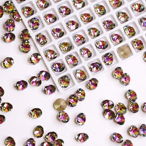 Paso Sico Rainbow Colors 3D Nail <span class=keywords><strong>Art</strong></span> Supplies Xirius <span class=keywords><strong>Chaton</strong></span> 8.1mm Strass en vrac pour la décoration des ongles - Product Image 4